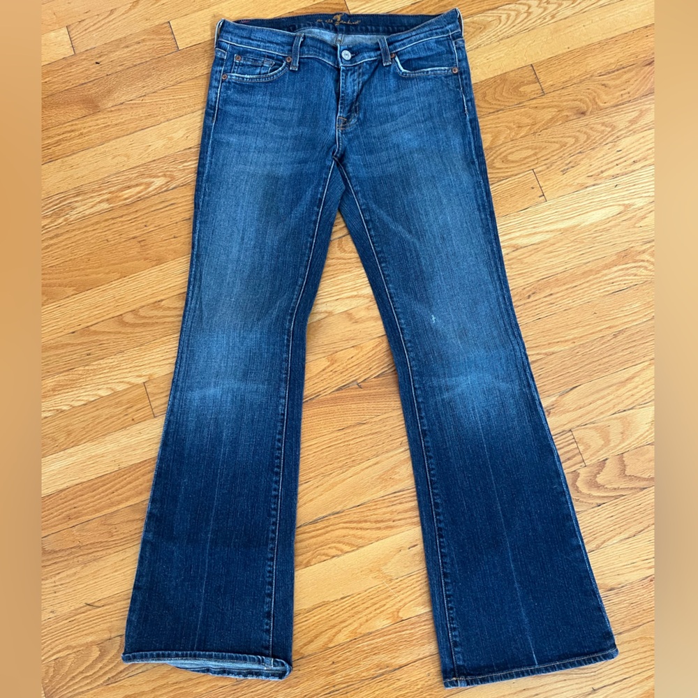 7 For All Mankind Blue Flare JEANS